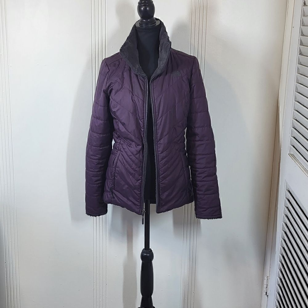 North Face Women's Purple & Gray Jacket / Coat